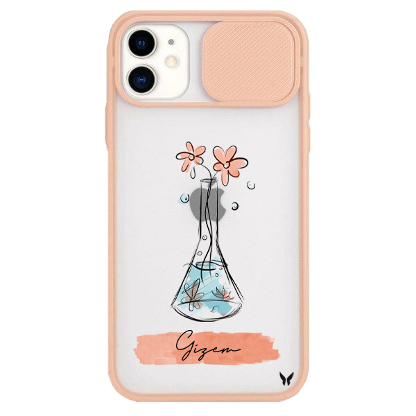 Flower Chemistry Kamera Sürgülü Kılıf