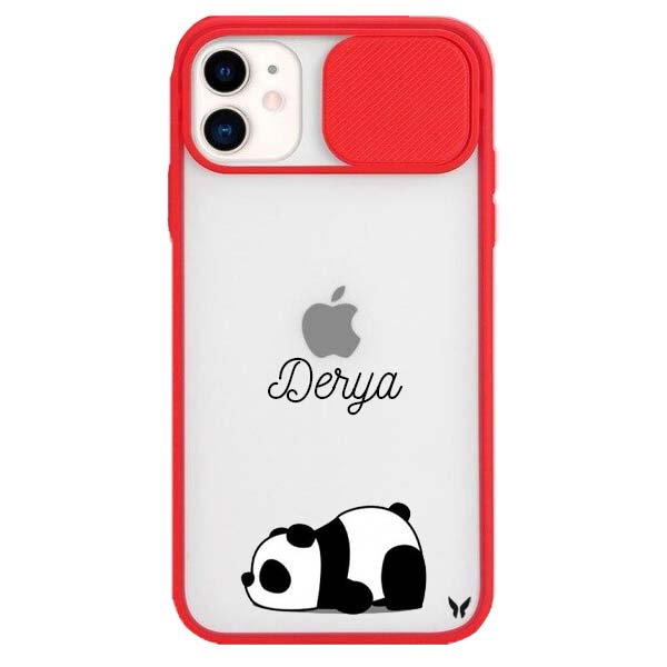 Uyuyan Panda Kamera Sürgülü Kılıf
