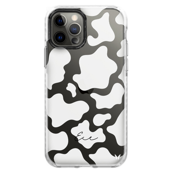 Cow Pattern Beyaz İnek Korumalı Kılıf