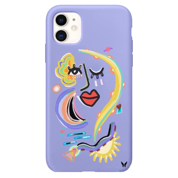 Colorfull Face Lansman Kılıf