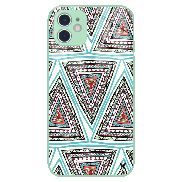 Etnik Desen Glossy Telefon Kılıfı
