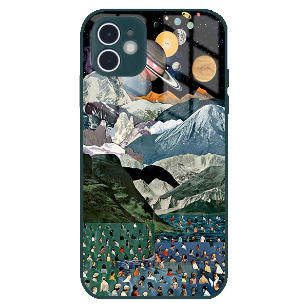 Uzay Desen 01 Glossy Telefon Kılıfı